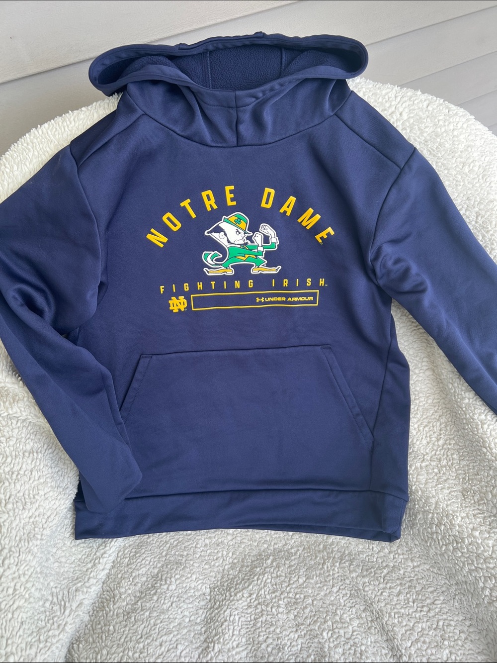 Under Armour Navy Notre Dame Fighting Irish Pullover Hoodie